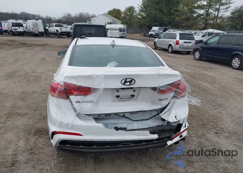 2018 Hyundai Elantra Sport z USA, uszkodzony, nr VIN KMHD04LB9JU449835